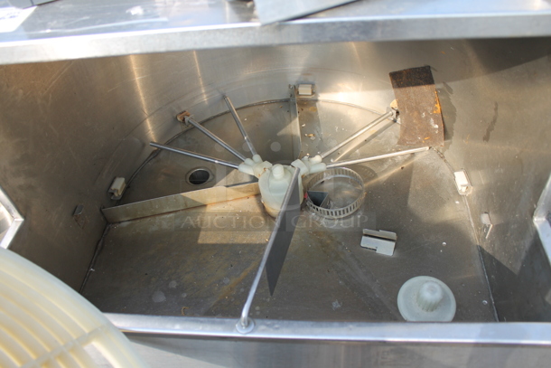 CMA PKC24 Commercial Stainless Steel Electric Glasswasher On Galvanized Legs. 120V, 1 Phase.  - Image 3 of 11