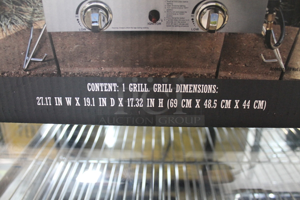 BRAND NEW IN BOX! Members Mark Stainless Steel Propane Gas Powered Portable Grill. - Image 5 of 7