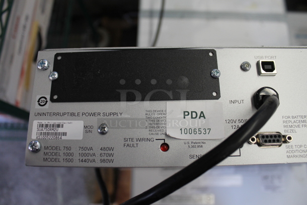 APC Smart Ups 750 Uninterrupible Power Supply Rack Unit. - Image 5 of 5