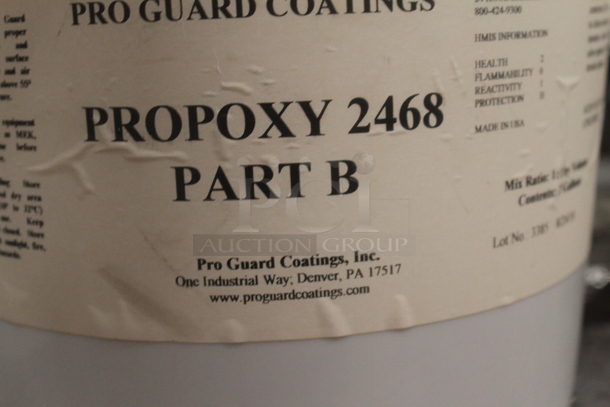 Gray Metal 7 Tier Shelving Unit w/ Contents Including Propoxy, Water Based Primer and Defoamer. BUYER MUST REMOVE. - Image 4 of 8