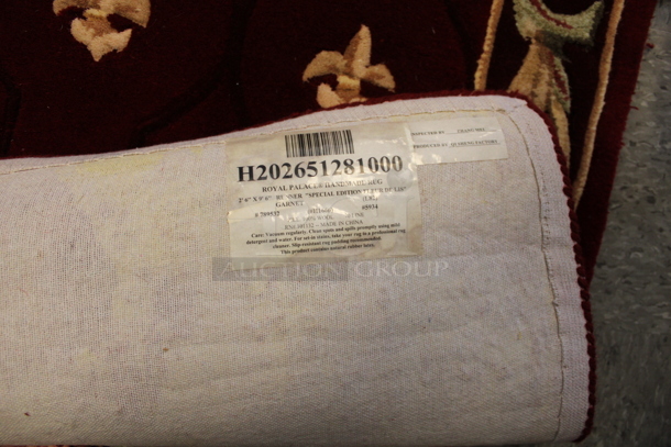 SPECIAL EDITION! Royal Palace Fleur De Lis 2'6" x 9'6" Handmade Runner - Image 7 of 8