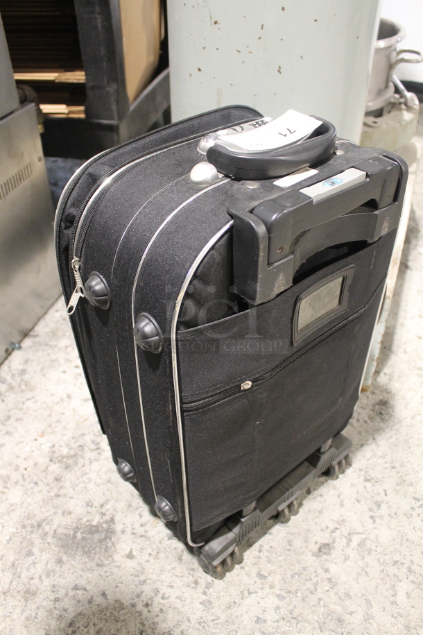 Ormi Black Locking Rolling Luggage. - Image 3 of 7
