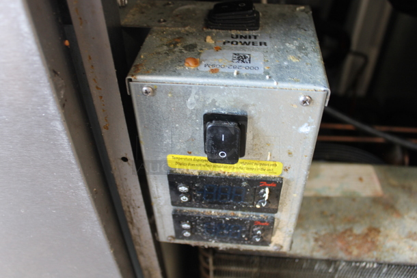 2017 Delfield 18699PTBMP Stainless Steel Commercial Sandwich Salad Prep Table Bain Marie Mega Top on Commercial Casters. 115 Volts, 1 Phase. Tested and Working! - Image 7 of 9