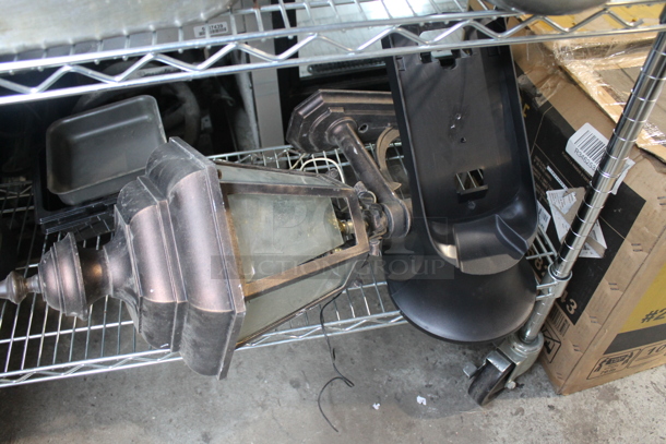 ALL ONE MONEY! Tier Lot of Various Items Including Metal Stock Pot and Light Fixture - Image 5 of 5