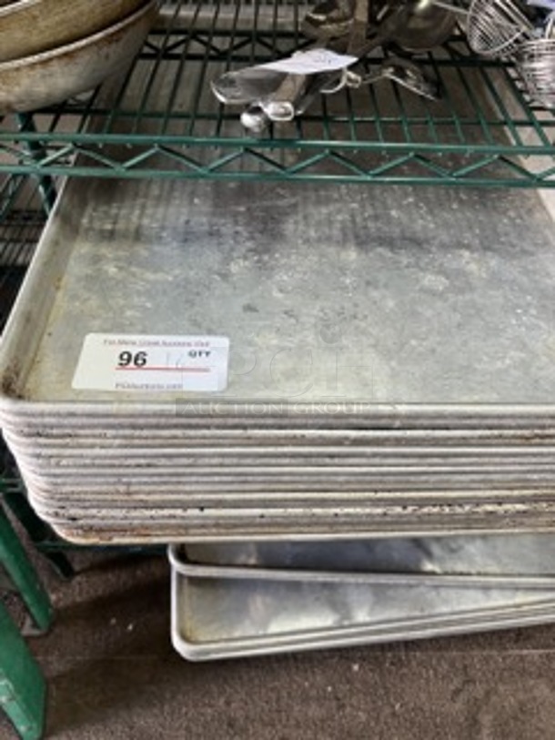Clean! Full Size 18 x 26 inch Aluminum Sheet Pan Commercial Bakery Equipment Cake Pans 14 Gauge NSF 