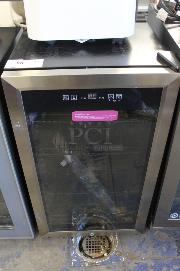 BRAND NEW SCRATCH AND DENT! Avanti BCA306SS 10 Bottle 70 Can Beverage Cooler Wine Chiller Merchandiser. 115 Volts, 1 Phase. Tested and Working! - Image 1 of 3