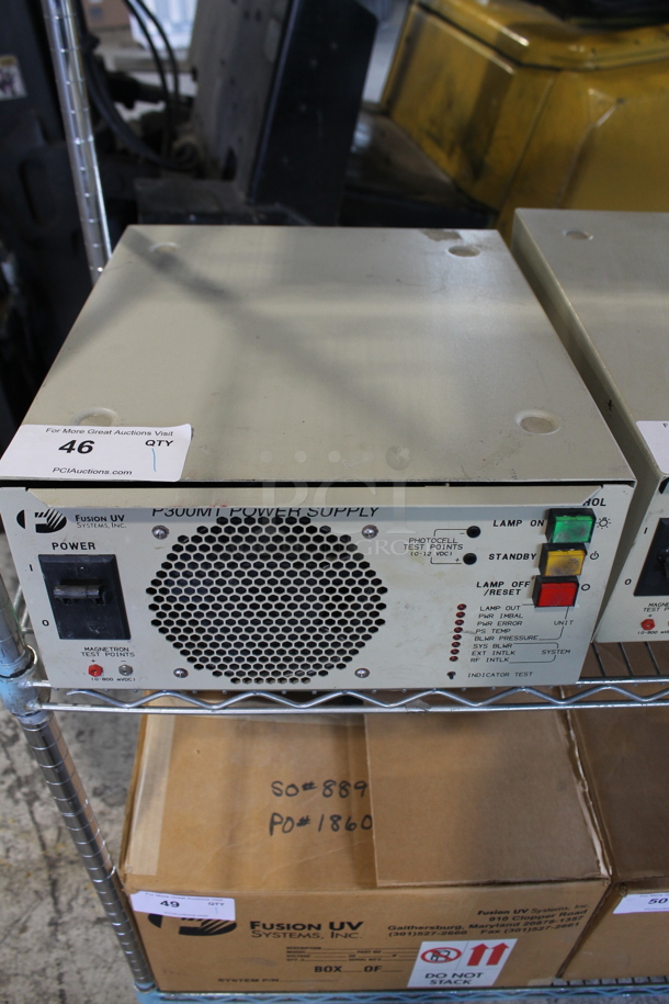 Fusion UV P300MT Metal Countertop Power Supply. 200/208/220/240 Volts, 1 Phase. - Image 1 of 4