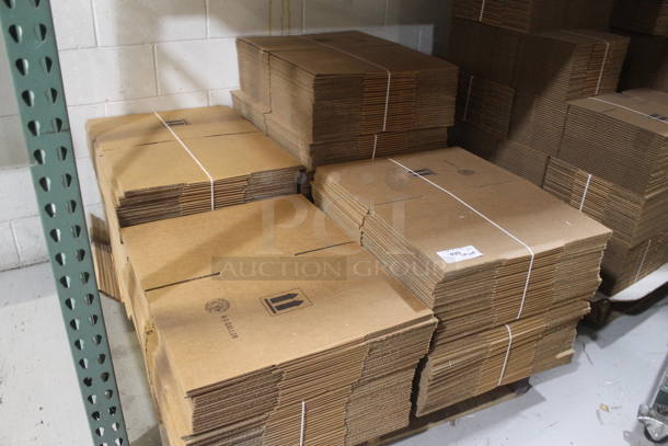 ALL ONE MONEY! PALLET LOT of Various BRAND NEW Cardboard Boxes. BUYER MUST REMOVE. - Image 2 of 3