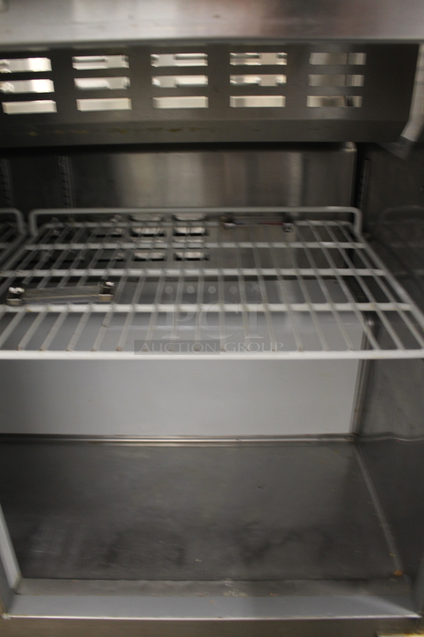 Avantco 178APT48 Stainless Steel Commercial Sandwich Salad Prep Table Bain Marie Mega Top. 115 Volts, 1 Phase. Tested and Working! - Image 5 of 7