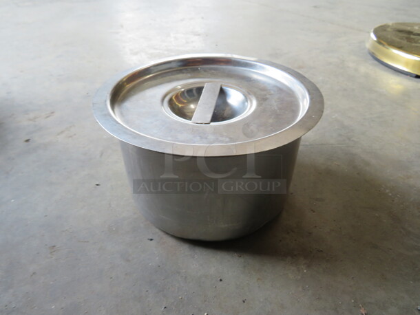 Stainless Steel Container With Lid. 4XBID