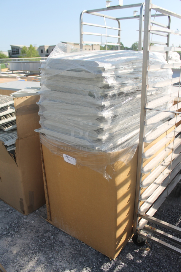 ALL ONE MONEY! Lot of BRAND NEW! Gray Poly Pieces to Shelving Unit. - Image 5 of 9
