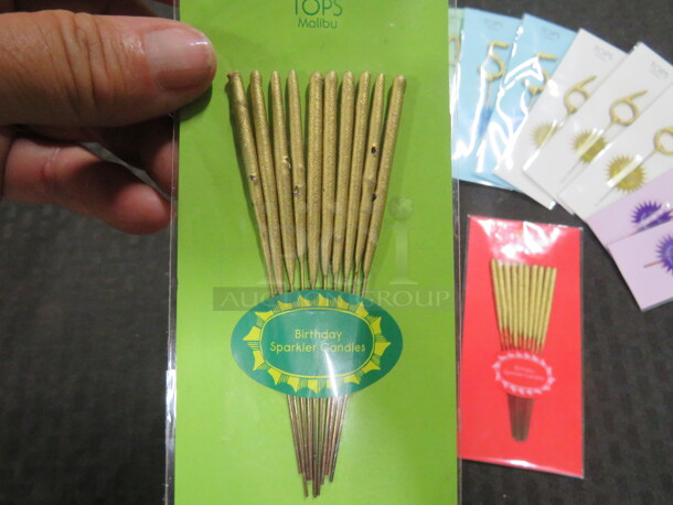 One Lot Of Assorted Sparkle Wand Candles. - Image 2 of 3