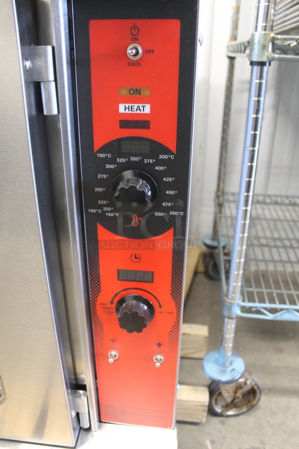 BRAND NEW SCRATCH AND DENT! Vulcan VC5GD-11D1Z Commercial Stainless Steel Natural Gas Convection Oven With Steel Racks. Tested and Working! - Image 3 of 10