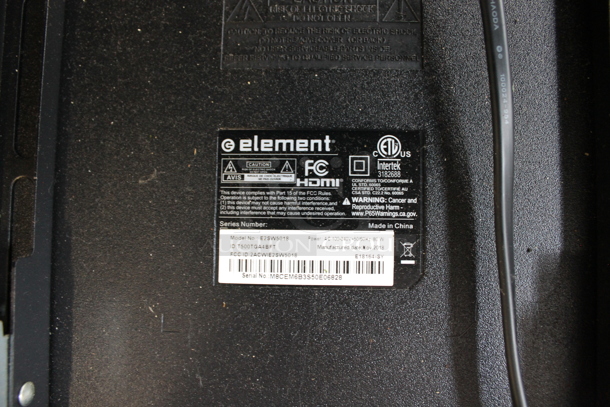 Element E2SW5018 50" LED Full HDTV Television. 100-240 Volts, 1 Phase. Buyer Must Pick Up - We Will Not Ship This Item. Tested and Working! - Image 4 of 7