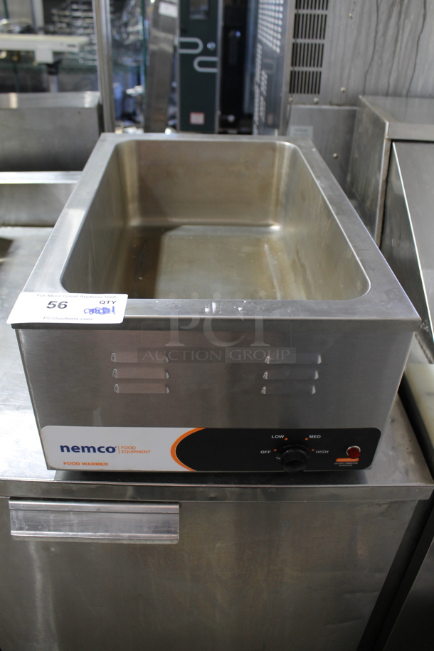 2019 Nemco 6055A Stainless Steel Commercial Countertop Food Warmer. 120 Volts, 1 Phase. Tested and Working!