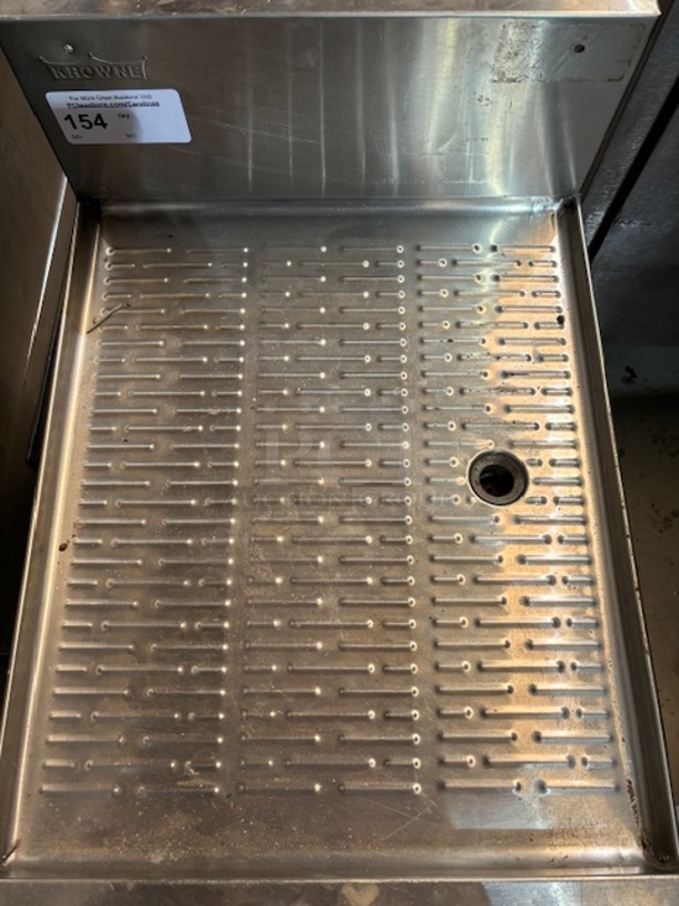 Krowne Stainless Table w/Drain - Image 2 of 3