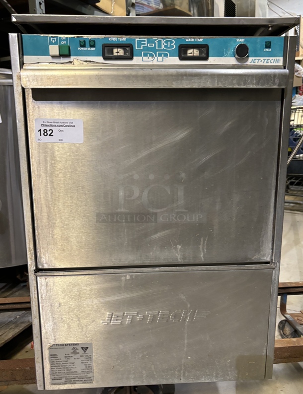 Jet*Tech Dishwasher, 220V, Tested & Working! - Image 1 of 2