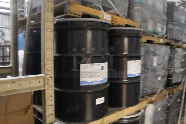 ALL ONE MONEY! PALLET LOT OF 4 Black Barrels of ProGuard Liquid Rubber. BUYER MUST REMOVE.  - Image 2 of 4