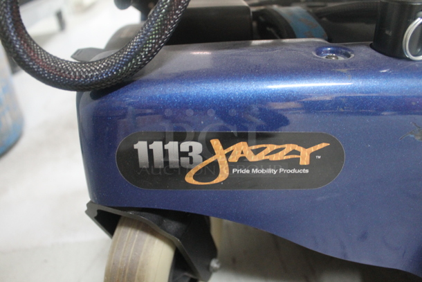 Pride Mobility Jazzy 1113 Blue Metal Electric Powered Chair. - Image 7 of 7