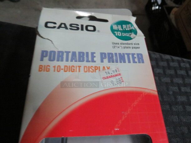 One Casio Portable Printer - Image 2 of 2