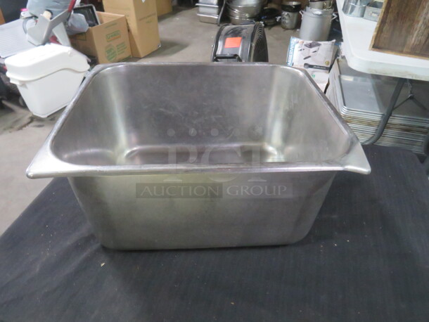 One 1/2 Size 6 Inch Hotel Pan. 