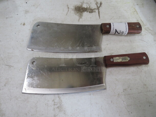 Winco Meat Cleaver. #KC-301. 2XBID - Image 1 of 1