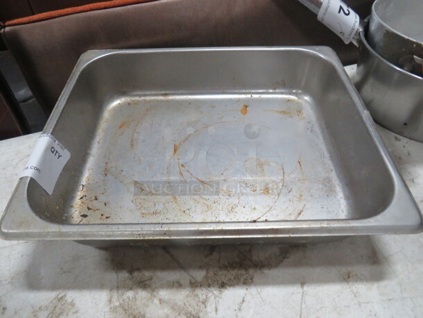 One Half Size 2.5 Inch Deep Hotel Pan. - Image 1 of 1