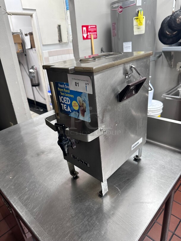 Clean! BUNN TD4 SQUARE Commercial ICED TEA DISPENSER S/N C42872 NSF  - Image 2 of 7