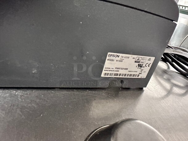 Working! Epson M188B Impact mPOS Receipt / Kitchen Printer NSF 115 Volt Tested and Working! - Image 3 of 6