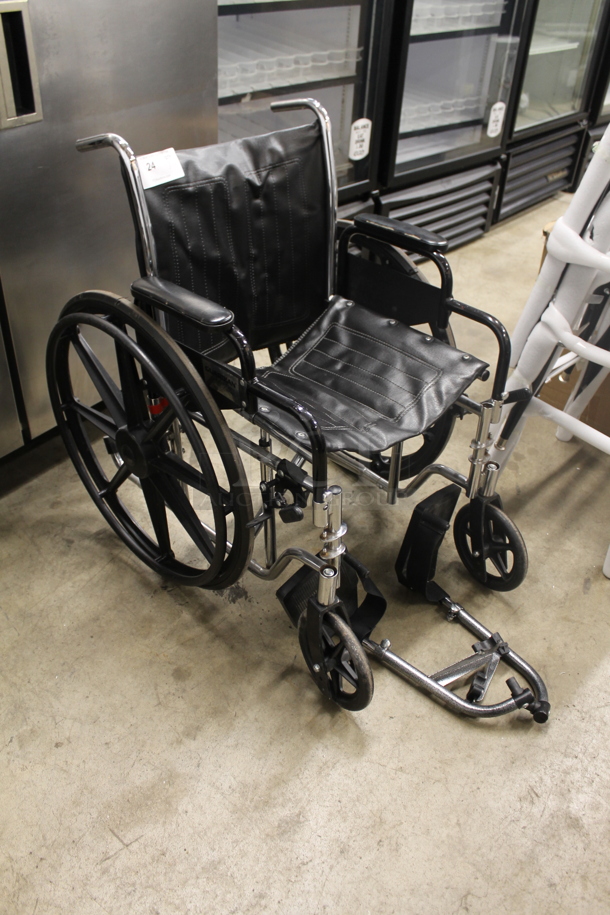 Black Wheelchair. - Image 2 of 7