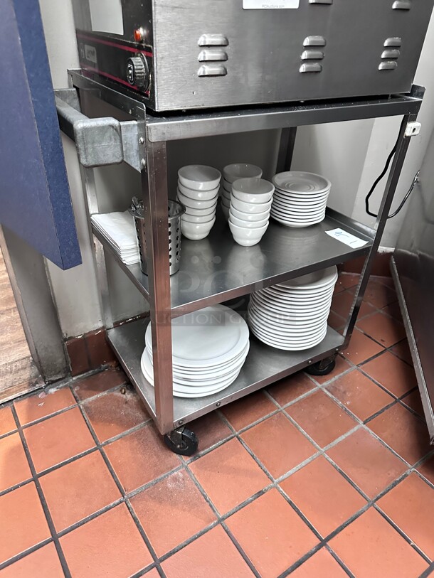Clean! Stainless Steel Service Cart - 24 x 16 x 32 - Image 2 of 5