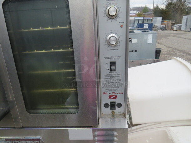 One Southbend Natural Gas Double Oven With 10 Racks. SL Series. 58X40X65 - Image 3 of 5