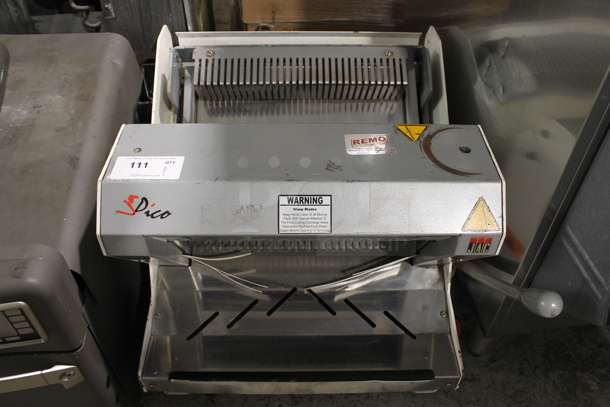 2015 JAC MJL 450 / 13 Pico Metal Commercial Countertop Gravity Fed Bread Loaf Slicer. 120 Volts, 1 Phase. Tested and Working! - Image 1 of 5
