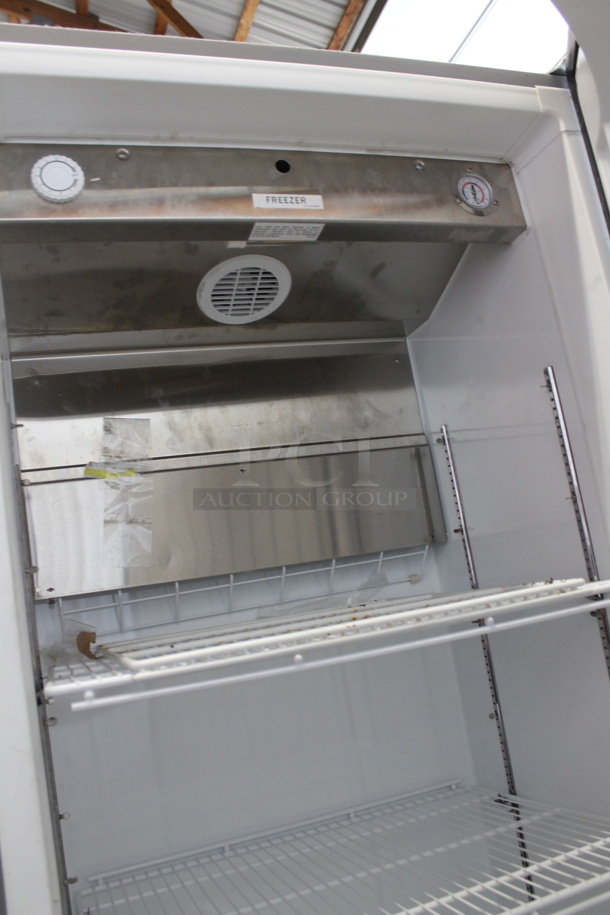Electrolux KCBM180FQYB ENERGY STAR Stainless Steel Commercial Single Door Reach In Freezer on Commercial Casters. 115 Volts, 1 Phase. Tested and Working! - Image 2 of 5