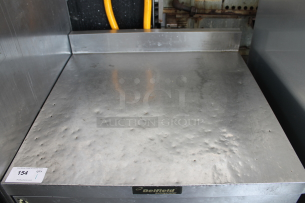 Delfield Stainless Steel Commercial 2 Drawer Work Top Cooler w/ Back Splash. 115 Volts, 1 Phase. Tested and Working! - Image 2 of 4