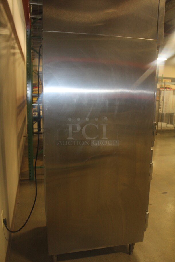 FANTASTIC! Continental Model DL1f-SS-HD Commercial Stainless Steel Half Door Reach In Freezer. 26x34x84. 115V/60Hz. Tested And Working! - Image 8 of 8