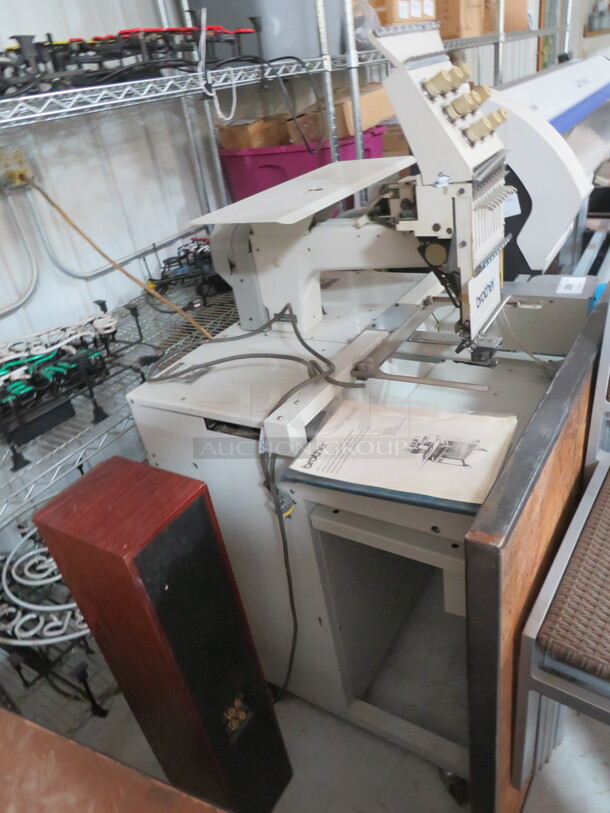One Brother Embroidery Machine With Manual. Model# BAS415. 120 Volt. 33.5X29X56. $5499.00. - Image 5 of 5