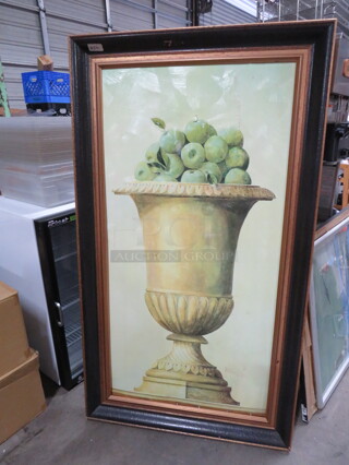 One 34X60 Framed Picture.