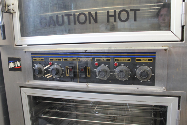 Nu Vu Stainless Steel Commercial Electric Powered Oven Proofer on Commercial Casters. - Image 3 of 9