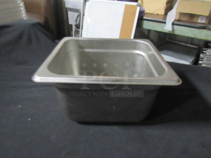 1/6 Size Long 4 Inch Deep  Hotel Pan. 3XBID. 