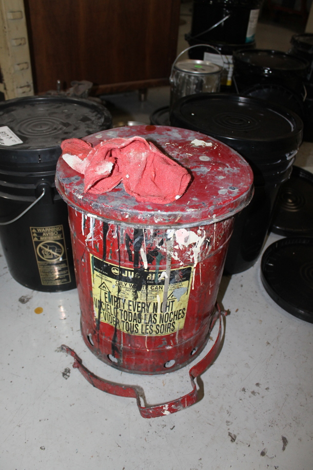 ALL ONE MONEY! Lot of Various Buckets Including Proflex Primer Clear Blue. BUYER MUST REMOVE. - Image 5 of 6