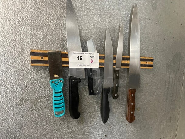 Assorted Commercial Cutting Knife NSF Comes With Magnetic Holder - Image 2 of 7