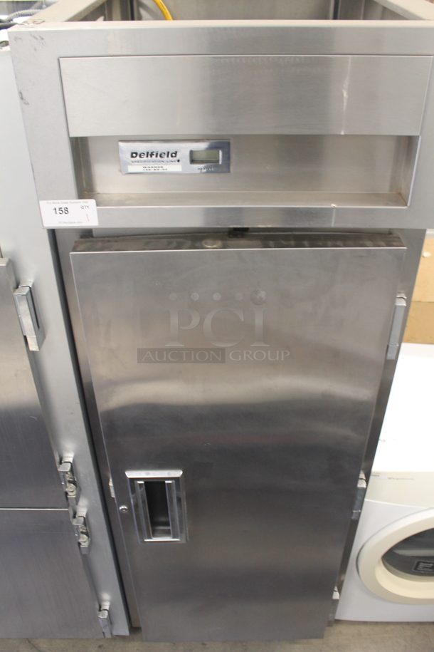 Delfield SLHPT29-SS Commercial Stainless Steel Heated Mobile Heating Cabinet With Pan Racks. 115/208-230V. 