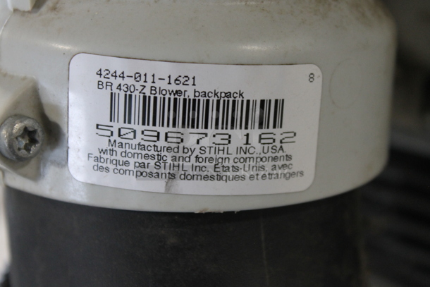 Stihl BR 430-Z Metal Gas Powered Backpack Blower Leaf Blower - Image 9 of 11