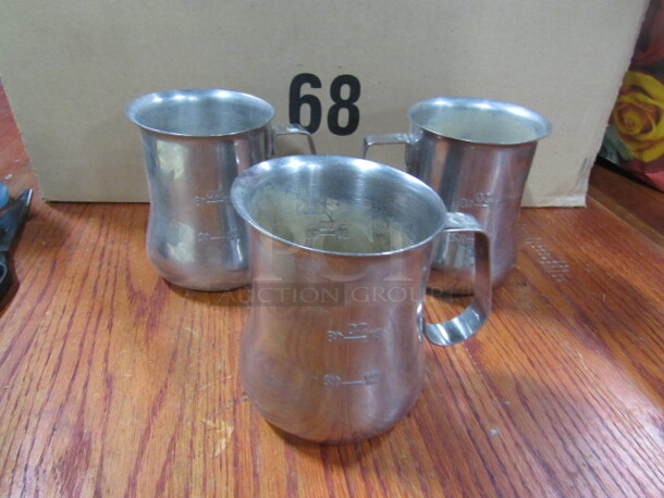 8oz Stainless Steel Measure Cup. 3XBID