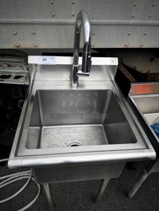 TRINITY Stainless Steel Single Compartment Sink 21X23X34 