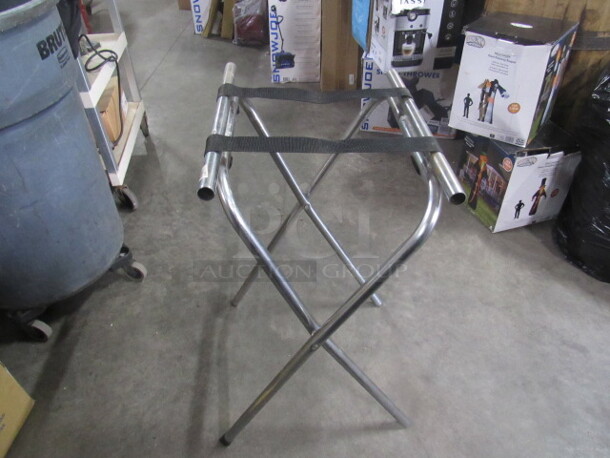 Chrome Tray Stand. 3XBID