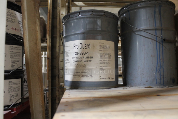 ALL ONE MONEY! FOUR PALLET LOT of Various Items Including Moisture Cure Anti Corrosion Primer and Pro Guard Hypalon Rubber Coating. BUYER MUST REMOVE. - Image 5 of 9