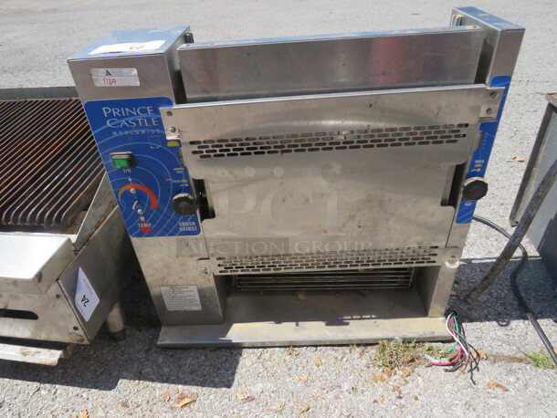 One Prince Castle Toaster. #297-T9KFC. 115 Volt. 25X9X25 - Image 1 of 1
