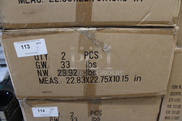 2 BRAND NEW IN BOX! Waring Model WW150IS Stainless Steel Commercial Countertop Belgian Waffle Makers. 10x19x9. 2 Times Your Bid! - Image 8 of 8